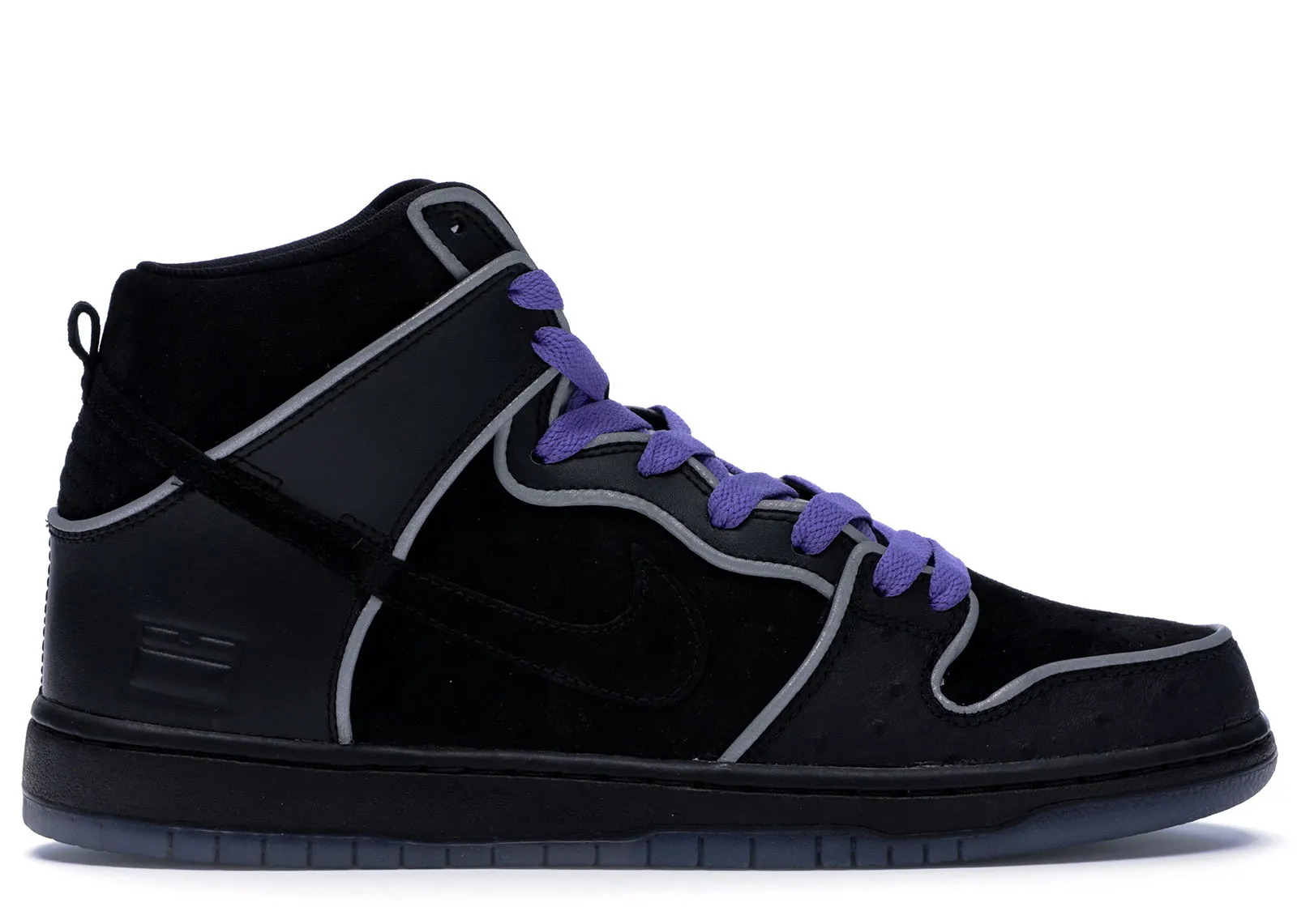 Nike SB SB Dunk High Black Purple Box 833456-002