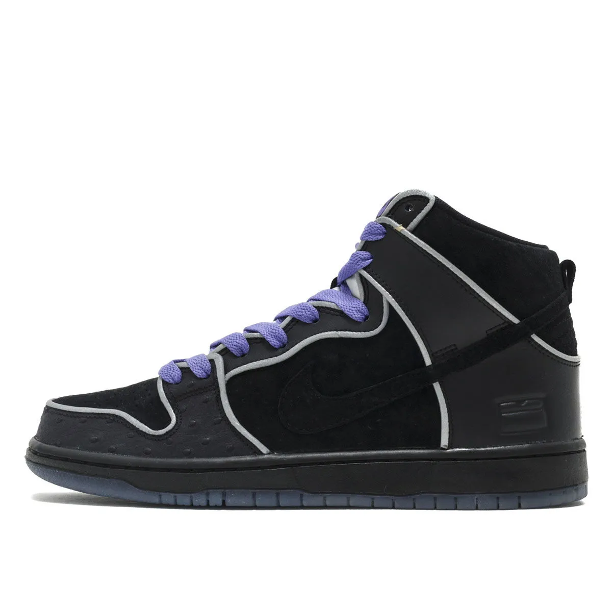 Nike SB SB Dunk High Black Purple Box 833456-002